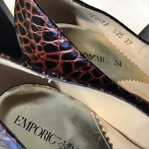 Emporio Armani/authentic heels XEDA13 excellent condition - Picture 9 of 13